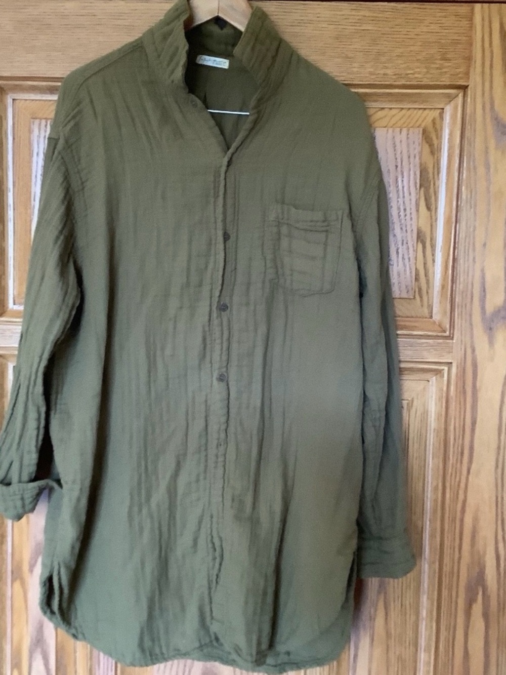 Free People CP Shades double cloth shirt